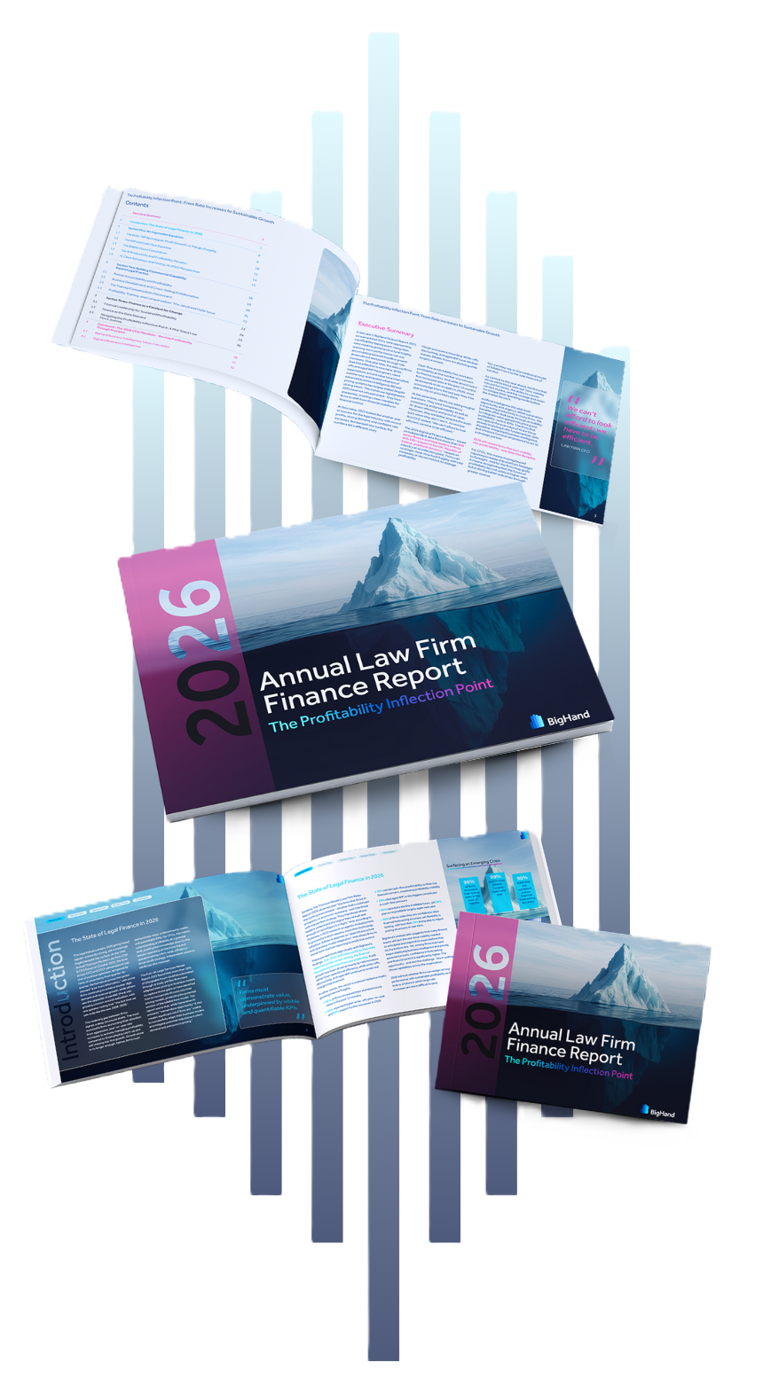 2026 BigHand Annual Law Firm Finance Report