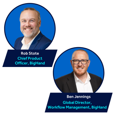 BigHand's Rob Stote and Ben Jennings