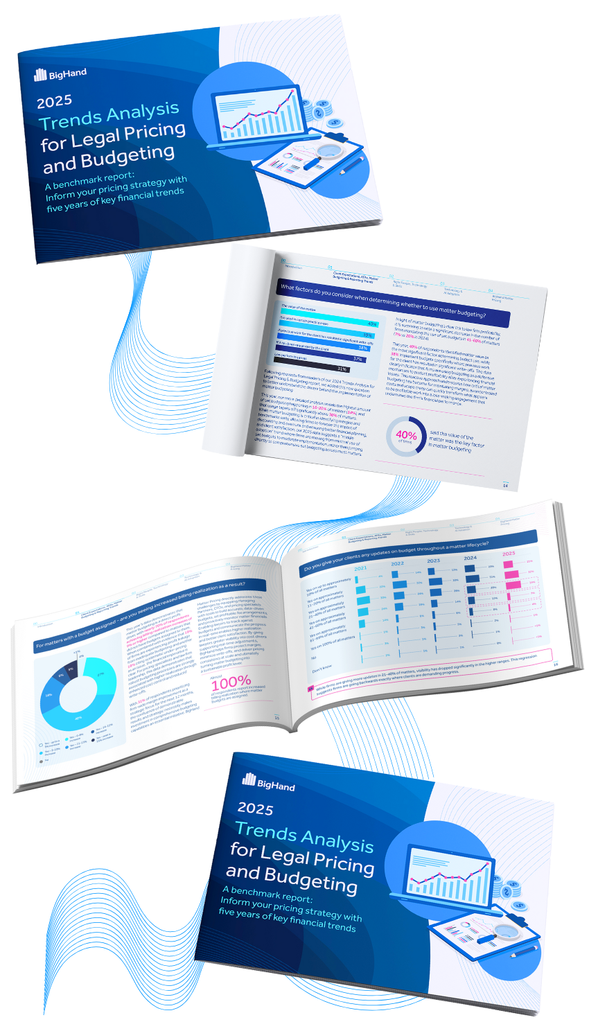 BigHand's 2025 Annual Legal Pricing and Budgeting Report