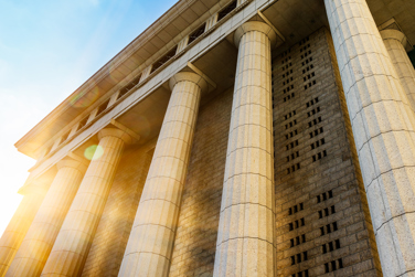 Exterior of courthouse